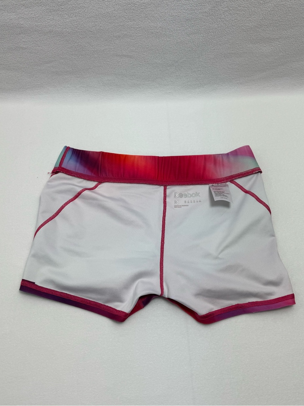 Reebok Red Purple Gradient Athletic Booty Shorts M - Picture 5 of 6
